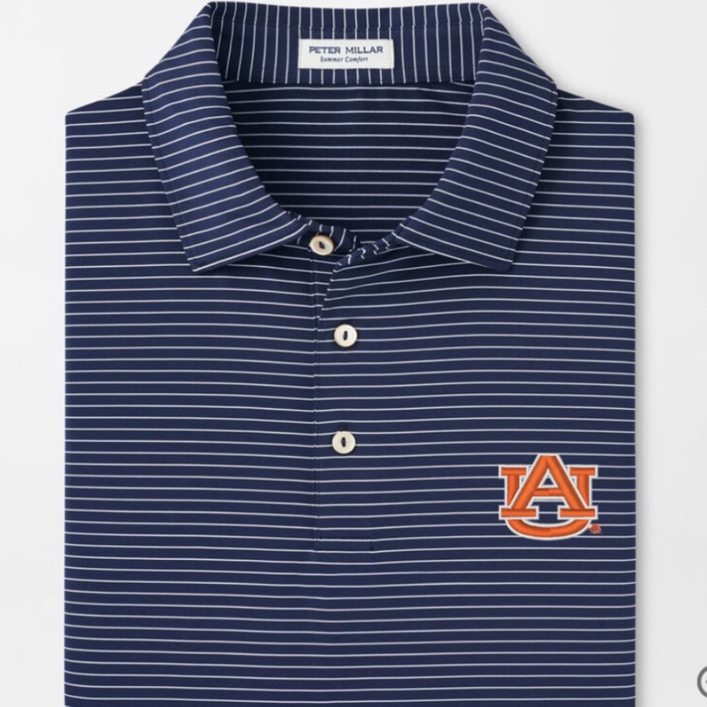 Auburn Peter Millar Summer Comfort Polo Medium